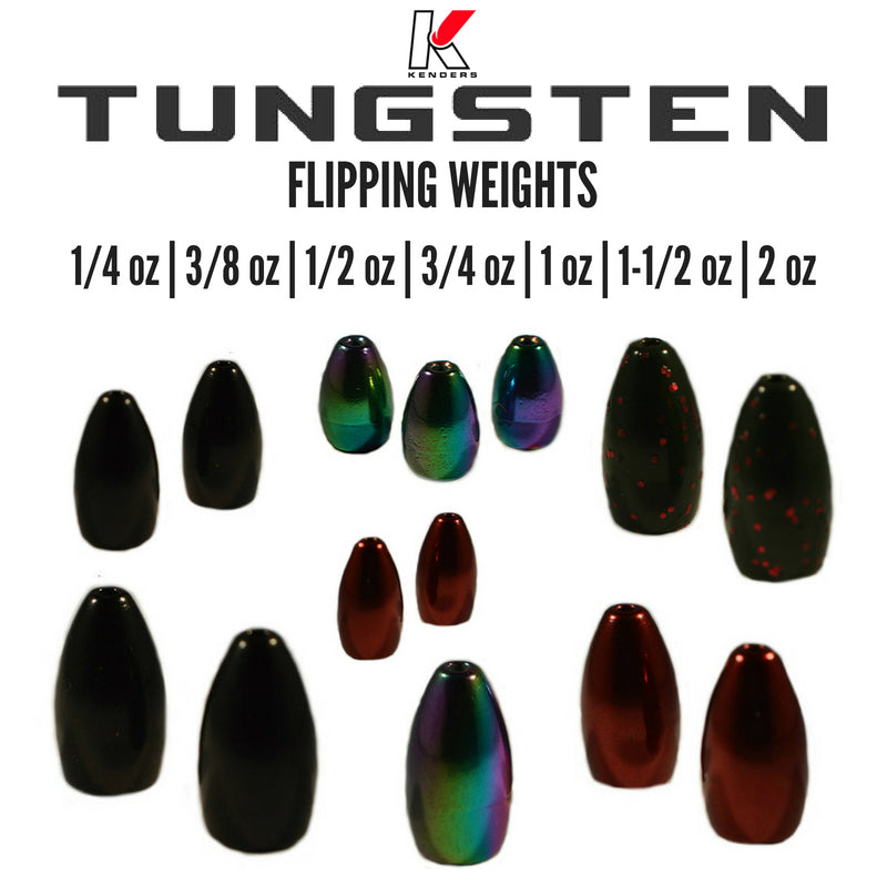 Kenders Tungsten Fishing Flipping Weights