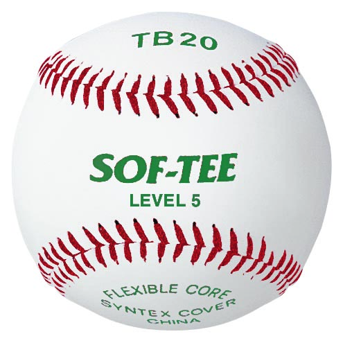 Martin Sports Level Five Official League Tee Balls, Dozen - Front View