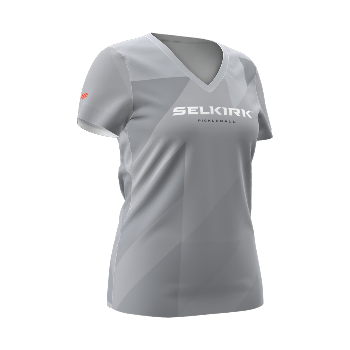 Women's Symmetrix Short Sleeve V-Neck Tee Gray / XS