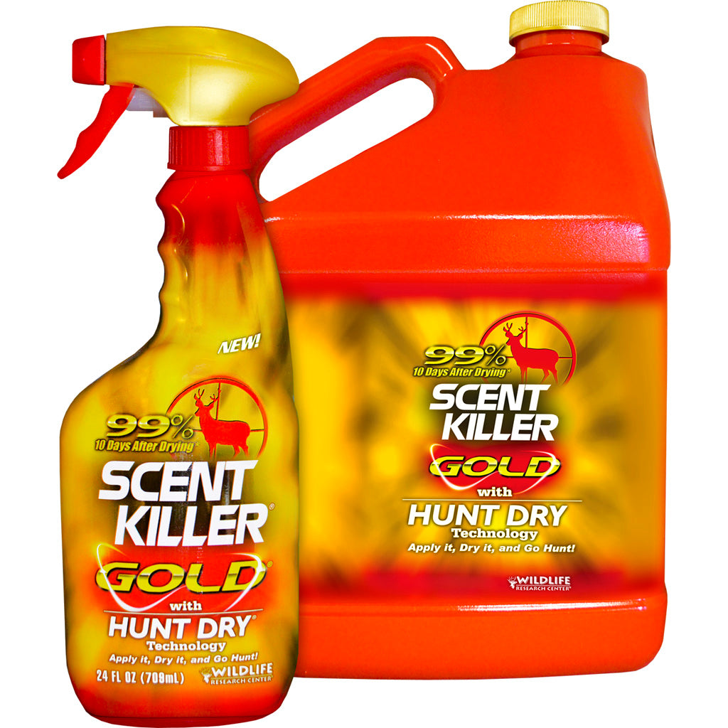 Wildlife Research Scent Killer Gallon Combo Gold - Front View