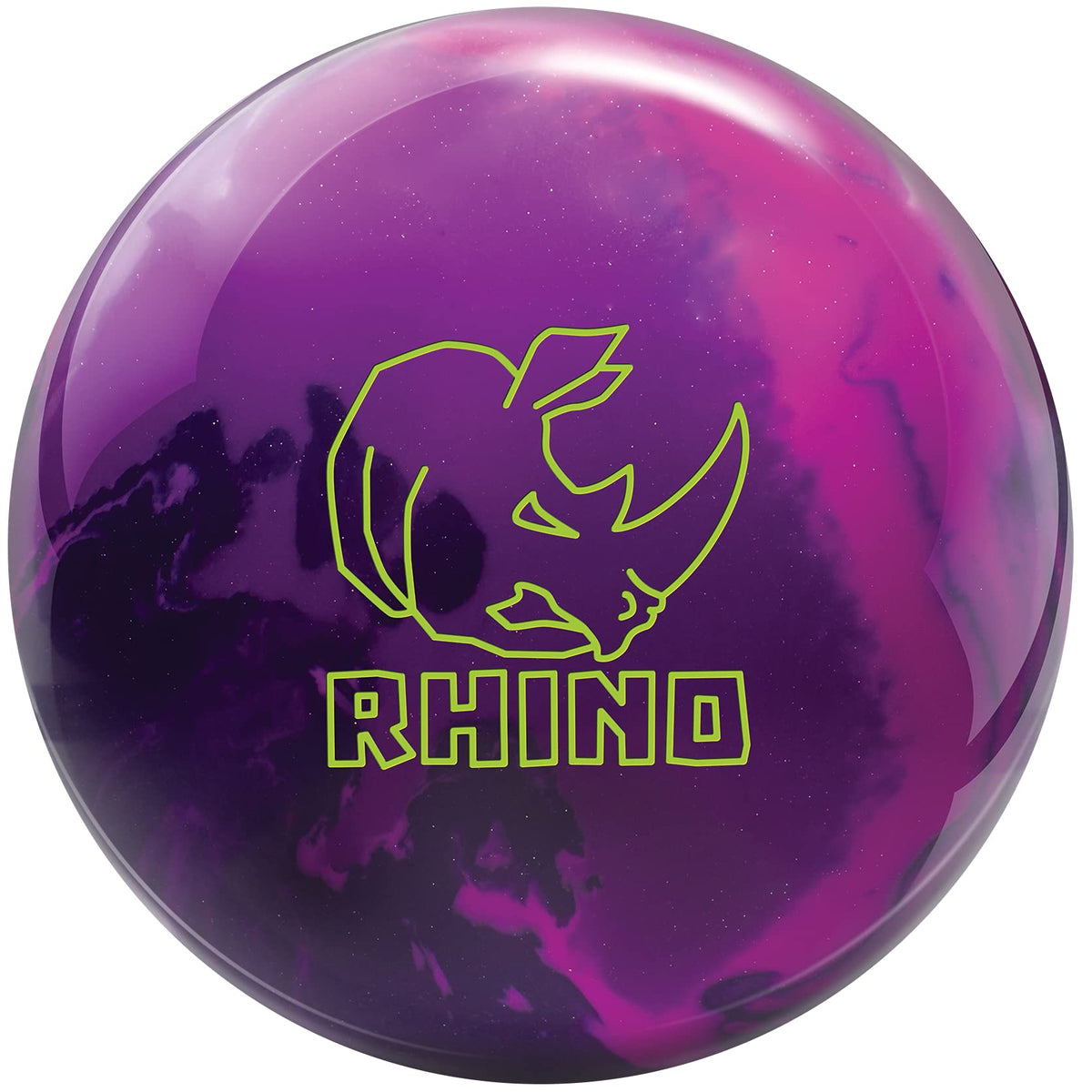 Brunswick Rhino Bowling Ball (13, Magenta/Purple/Navy) - view 1