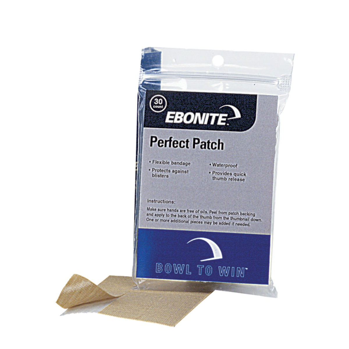 Ebonite Bowling Perfect Patch - 10 ct,Brown - view 1