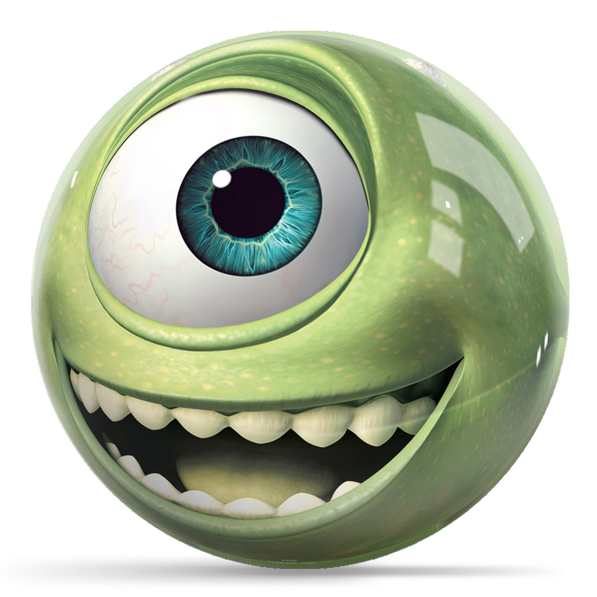 KR Strikeforce Disney Monsters Inc Mike Wazowski Undrilled Bowling Ball (6, Pounds) - view 1