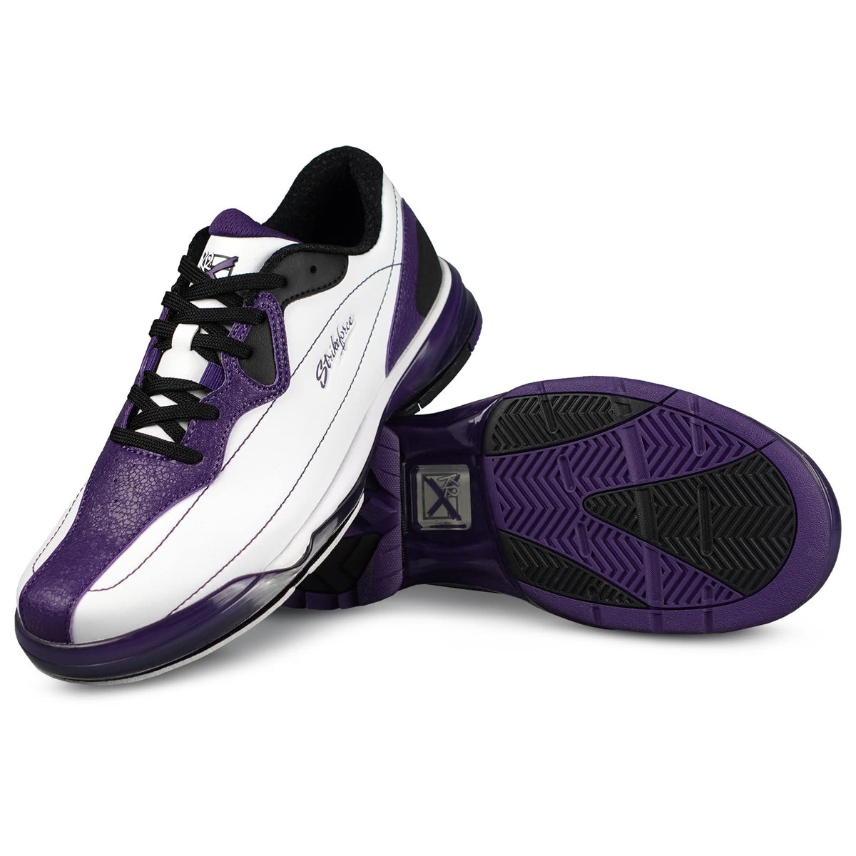 KR Strikeforce Dream White/Purple Right Hand Wide Performance Women's Bowling Shoe - view 1