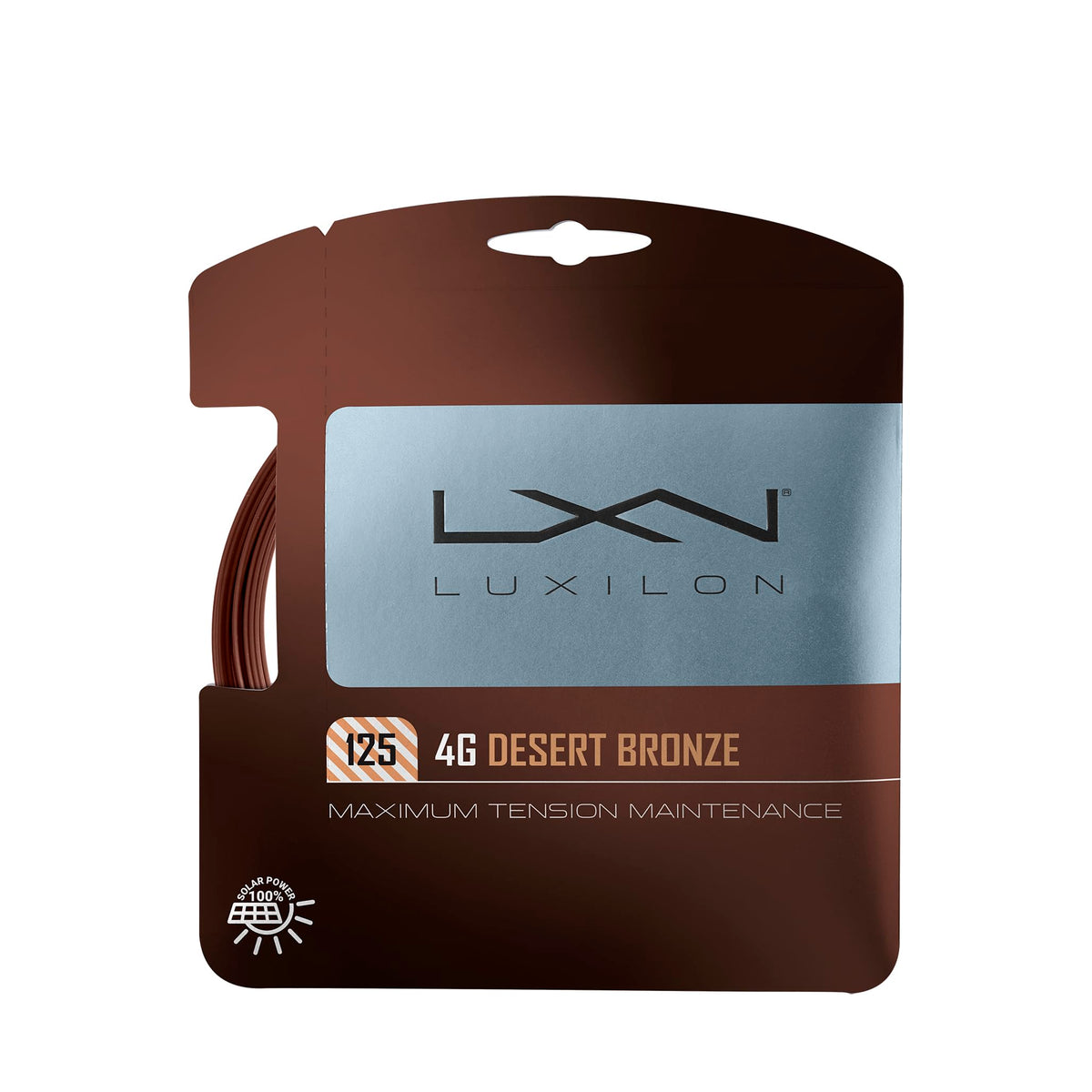 Luxilon 4G 125 16L Tennis String Set, Desert Bronze - main view