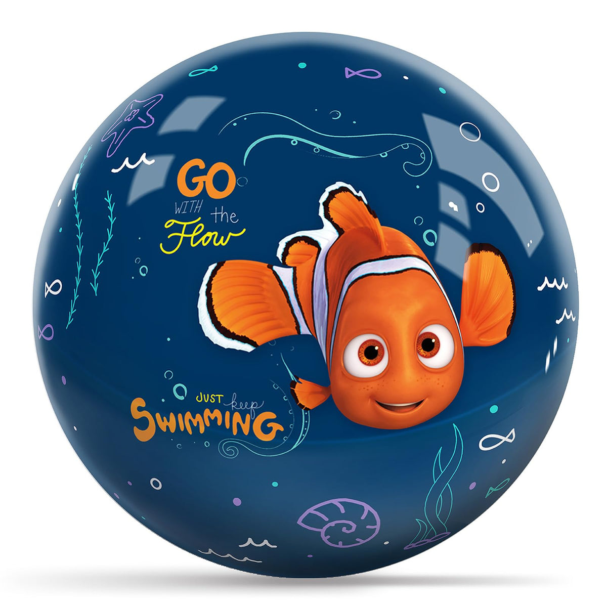 KR Strikeforce Disney Finding Nemo Just Keep Swimming Undrilled Bowling Ball (10, Pounds) - view 1