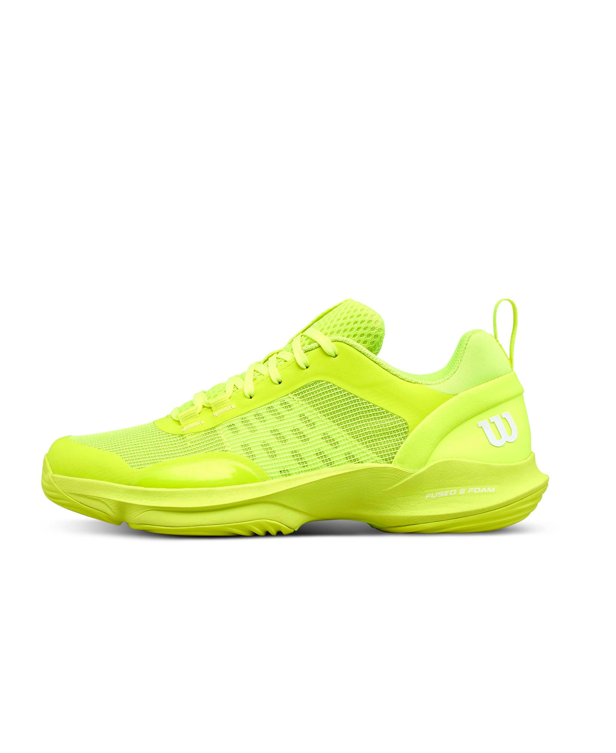 Wilson Hurakn Pro V2 Womens Padel Shoes, Safety Yellow/White, Size 10 - main view