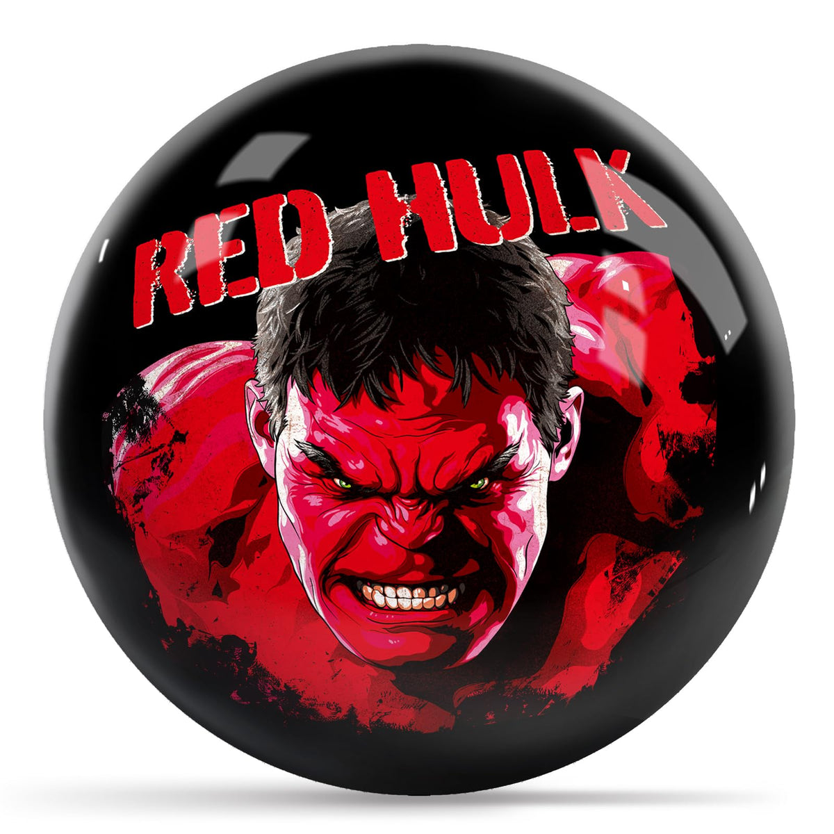 KR Strikeforce Marvel Avengers Red Hulk Undrilled Bowling Ball (6, Pounds) - view 1