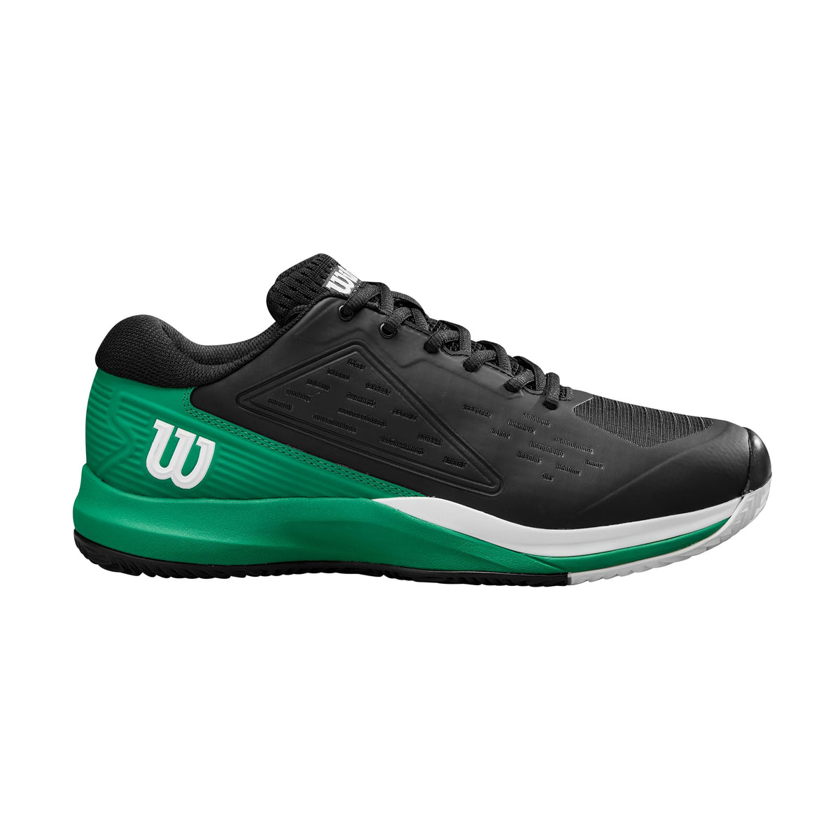 Wilson Rush Pro Ace Clay Mens Tennis Shoes, Black/Bosphorus - main view
