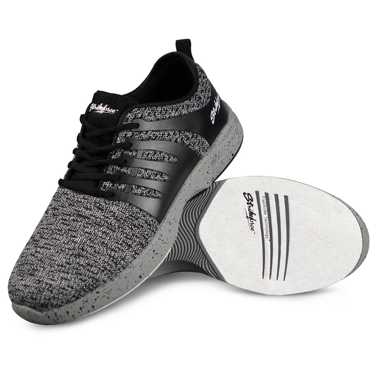 KR Strikeforce Commander Mens Bowling Shoe a Stylish Design and Lightweight Performance Combined in The Commander Bowling Shoes. Charcoal - view 1