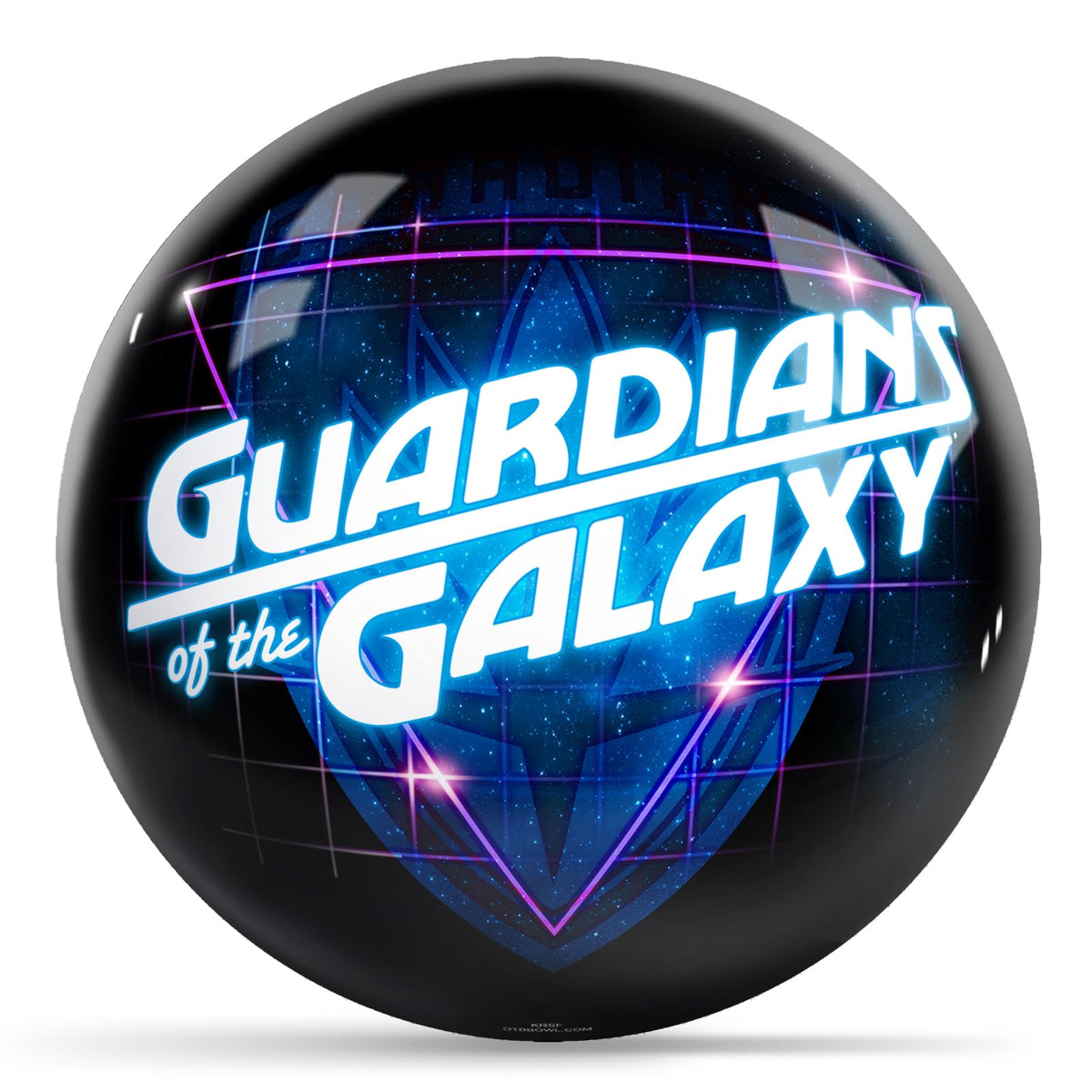 KR Strikeforce Marvel Guardian of the Galaxy Logo Undrilled Bowling Ball (6, Pounds) - view 1