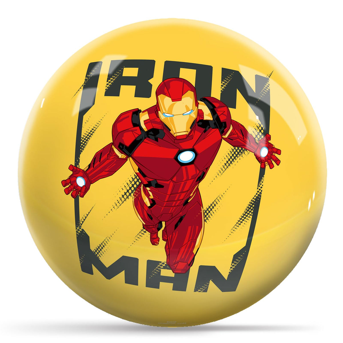KR Strikeforce Marvel Avengers Iron Man Undrilled Bowling Ball (6, Pounds) - view 1