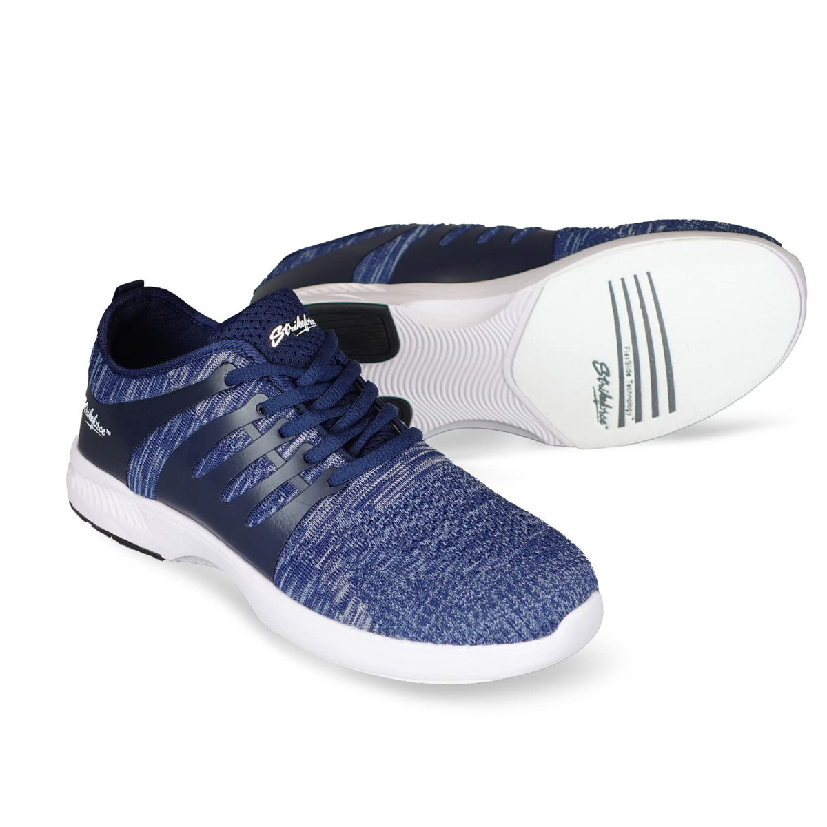 KR Strikeforce Commander Mens Bowling Shoe a Stylish Design and Lightweight Performance Combined in The Commander Bowling Shoes. Navy - view 1