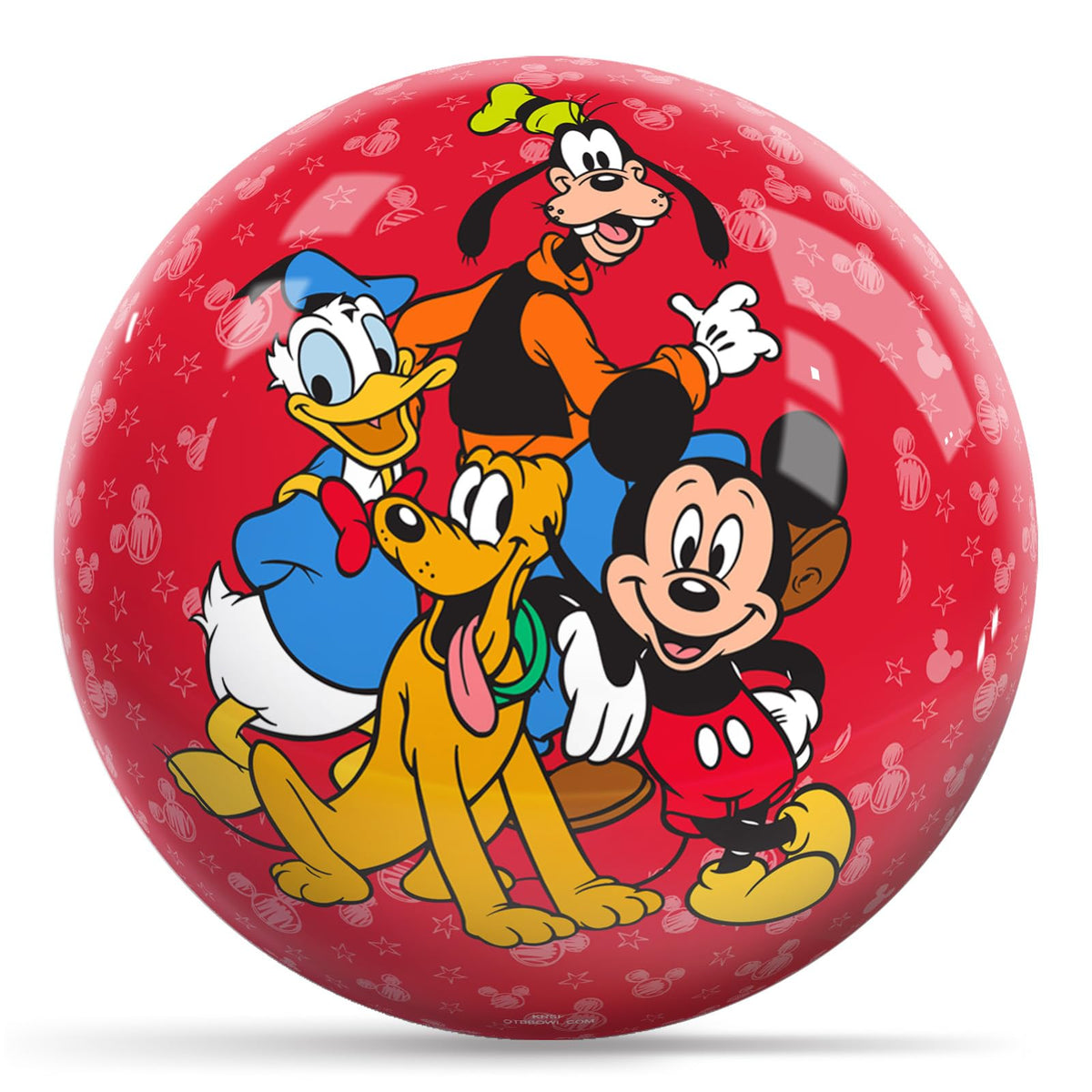 KR Strikeforce Disney Mickey Mouse & Friends In The Park Undrilled Bowling Ball - view 1
