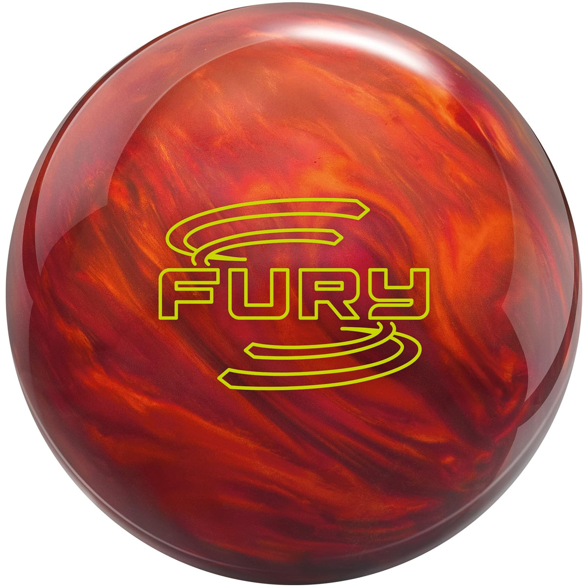 Brunswick Fury Orange/Red Bowling Ball in Orange/Red - main product image