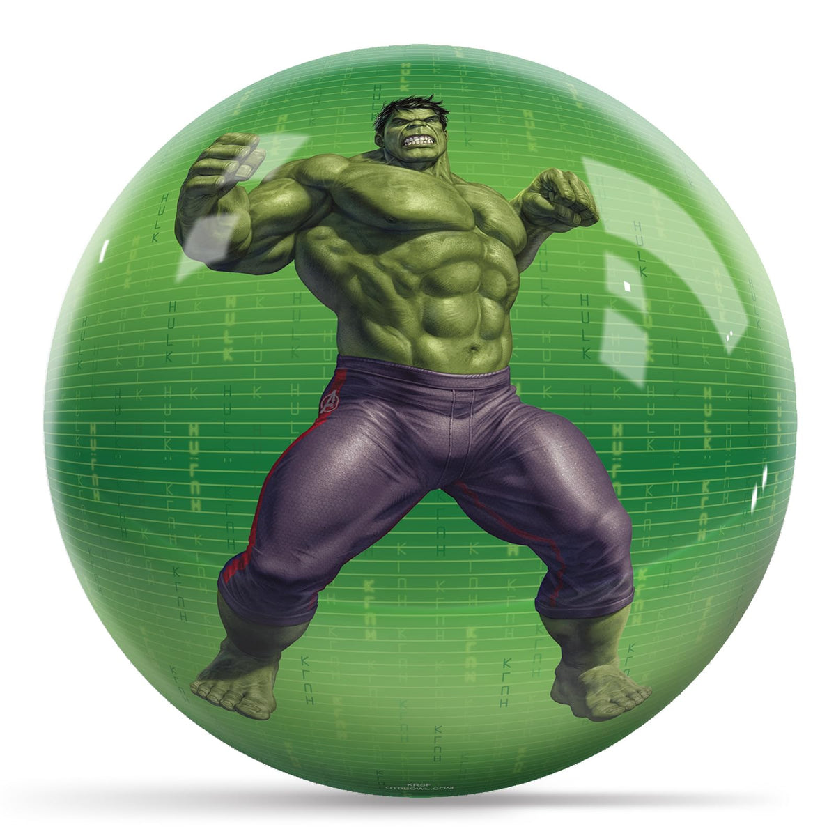 KR Strikeforce Marvel Avengers Hulk Undrilled Bowling Ball (6, Pounds) - view 1
