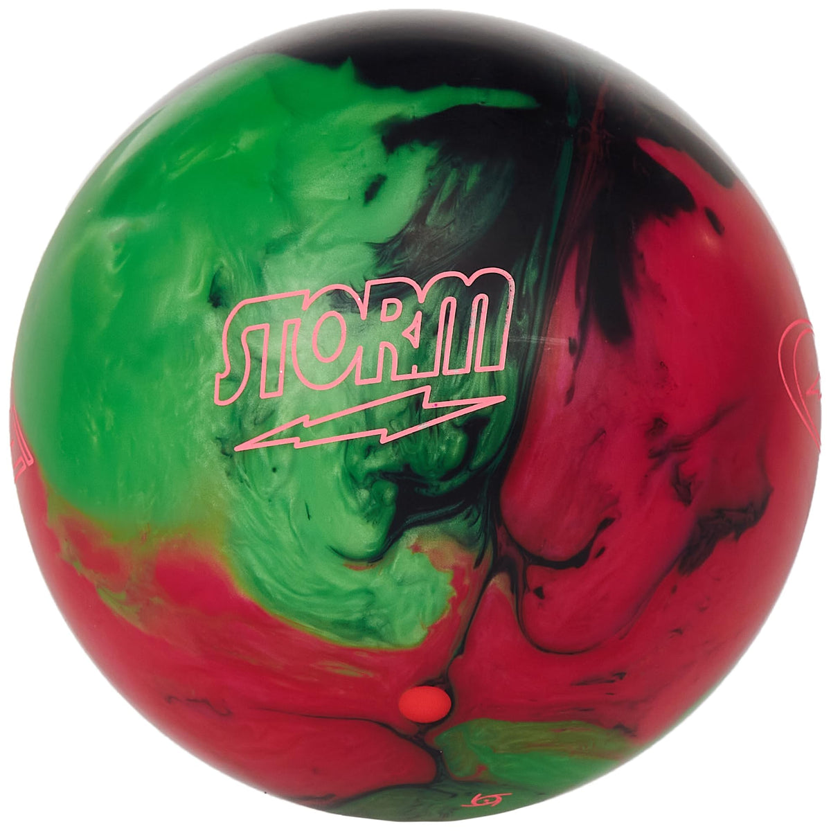 Storm Bowling Products Nova Bowling Ball - Hot Pink/Lime/Jet Black - view 1