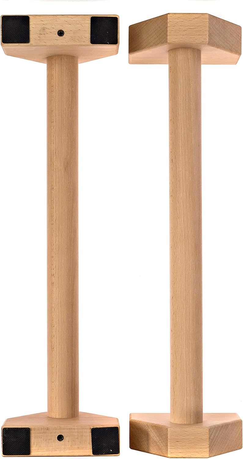 Calisthenics parallettes wood for training planche fitness 6 pack abs