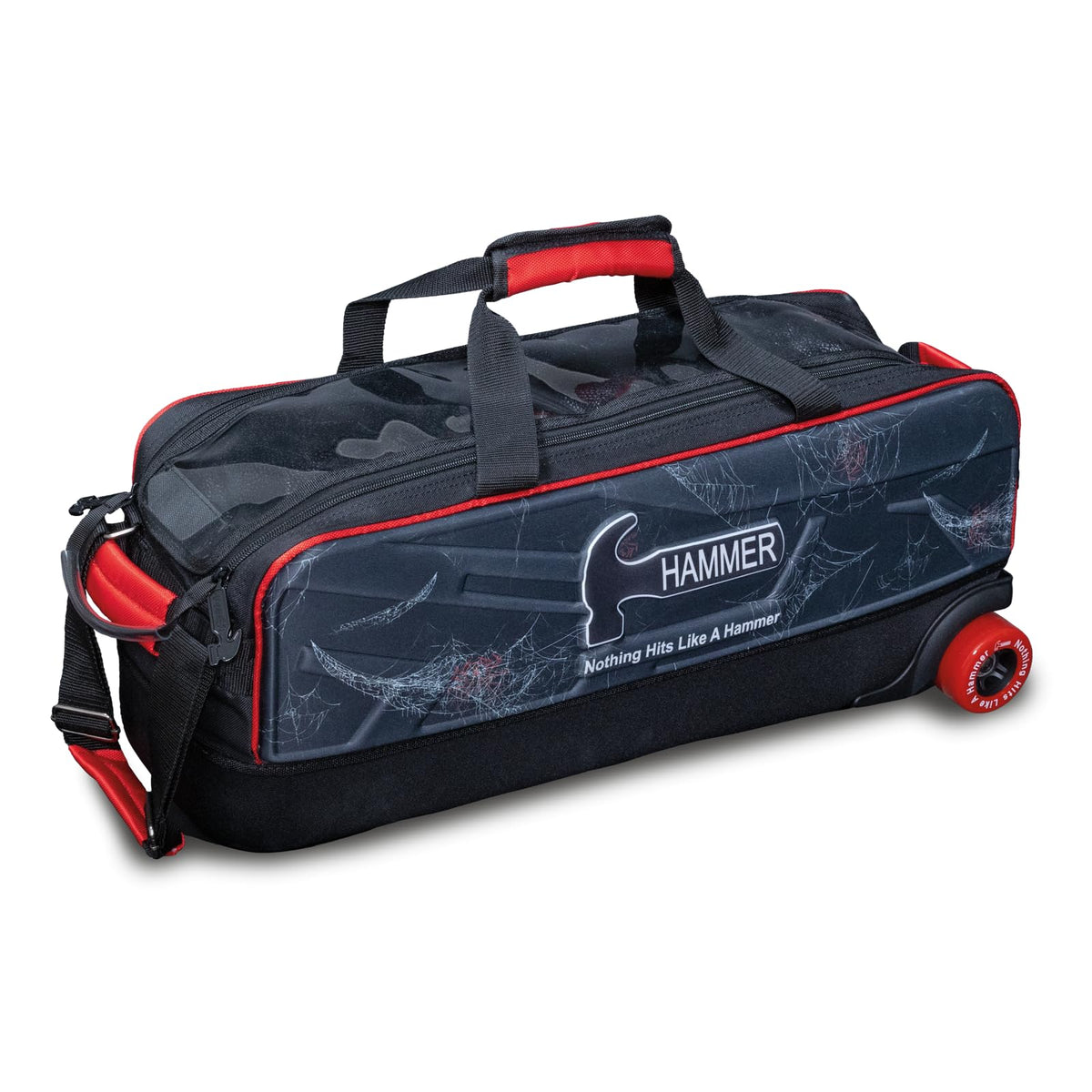 Hammer Black Widow Triple Tote Bowling Bag - Special Edition - view 1