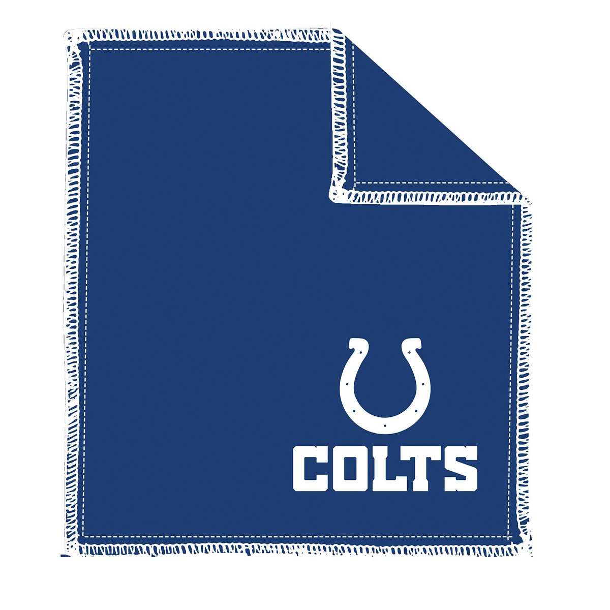 KR Strikeforce Officially Licensed NFL Indianapolis Colts Logo Bowling Ball Shammy Cleaning Pad - view 1