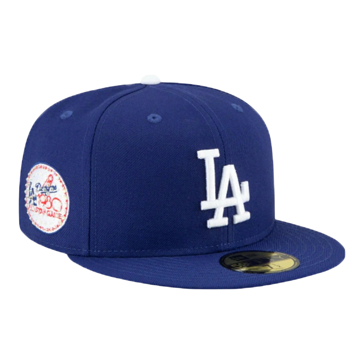 New Era 59FIFTY Los Angeles Dodgers Icy 1980 ASG Side Patch Men's Fitted Hat — Royal/Baby Blue Wool