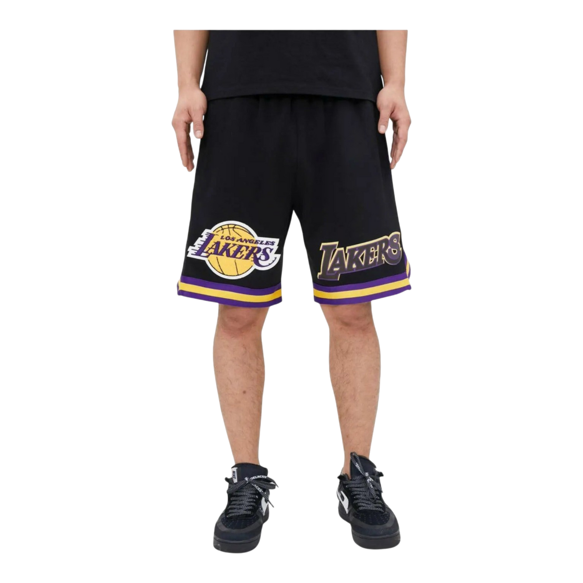Pro Standard Los Angeles Lakers Classic Chenille Men's Shorts — Black