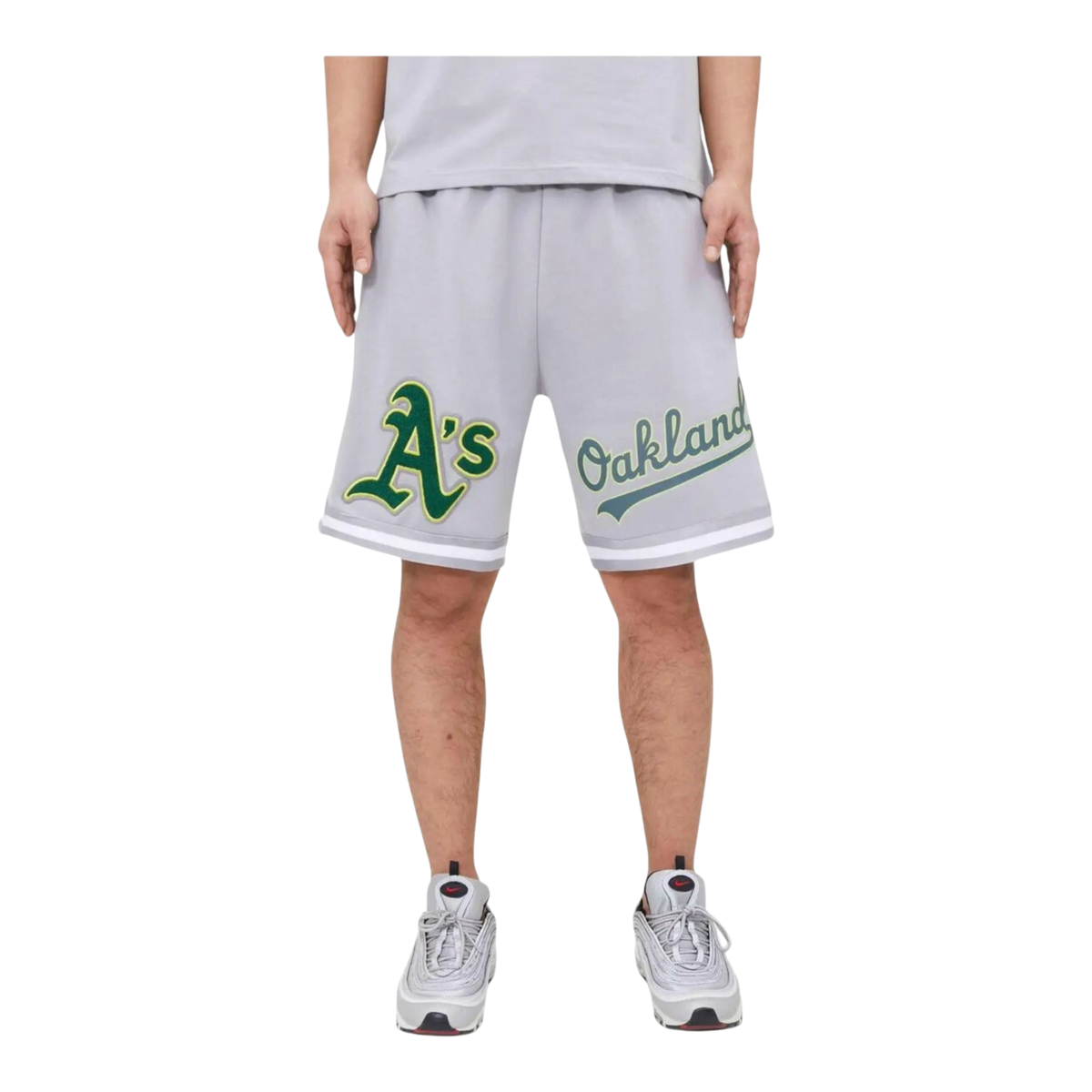 Pro Standard Oakland Athletics Pro Team Men's Shorts — Grey