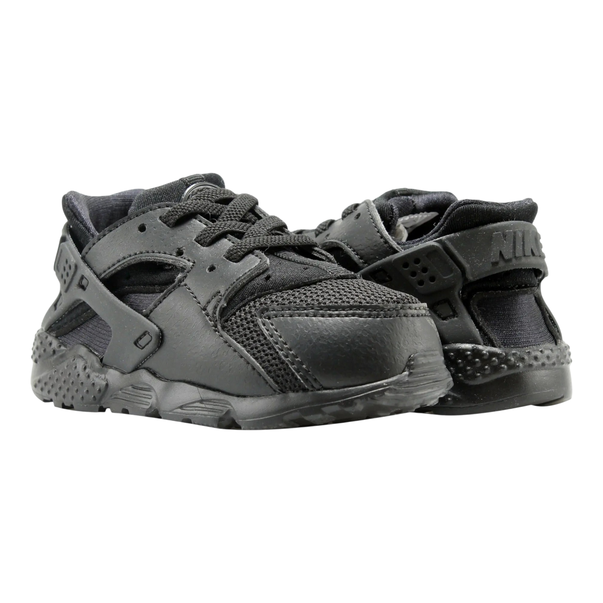 Nike Huarache Run Toddlers' (TD) Running Shoes — Black/Black-Black