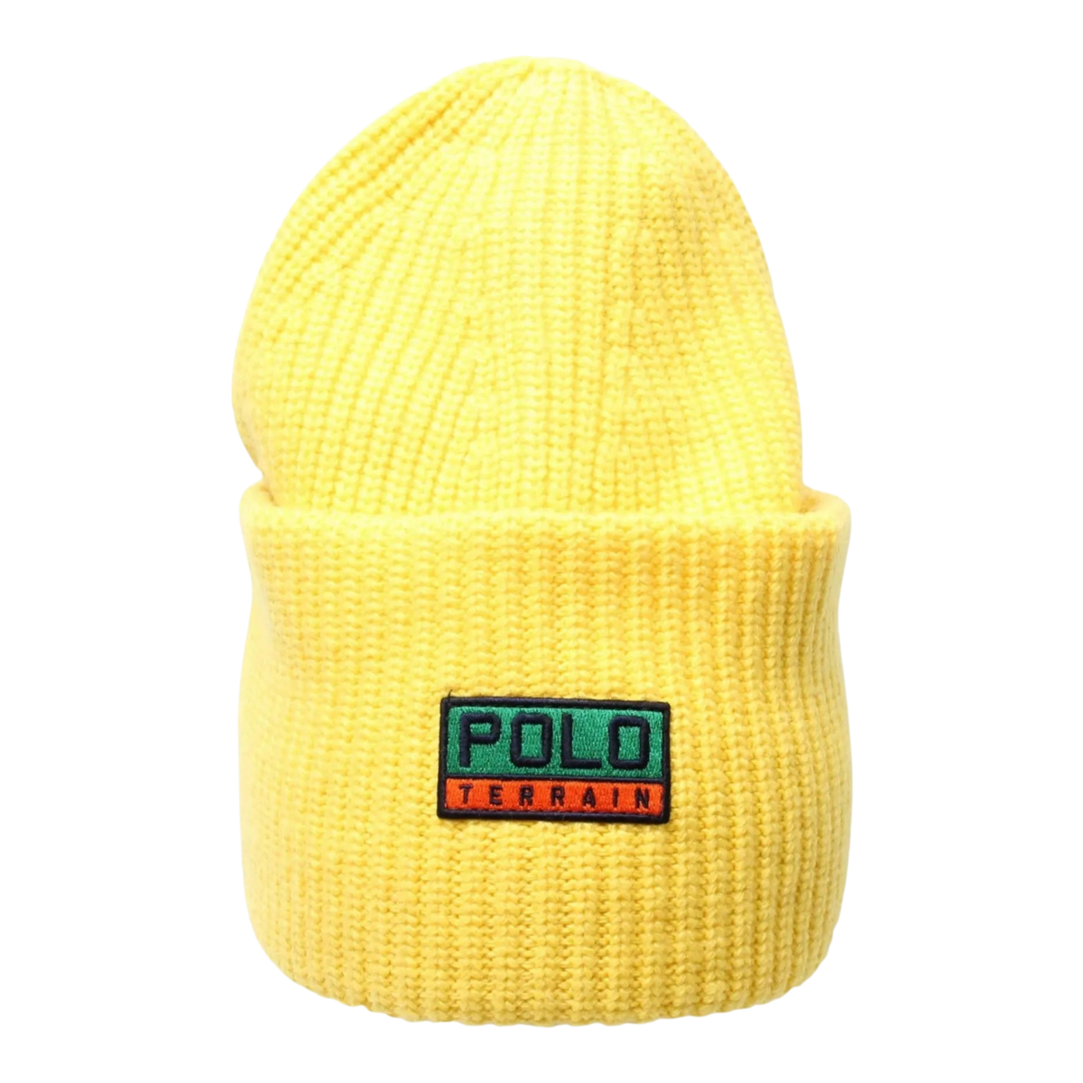 Polo Ralph Lauren Terrain Knit Cuffed Beanie Men's Hat — Yellow