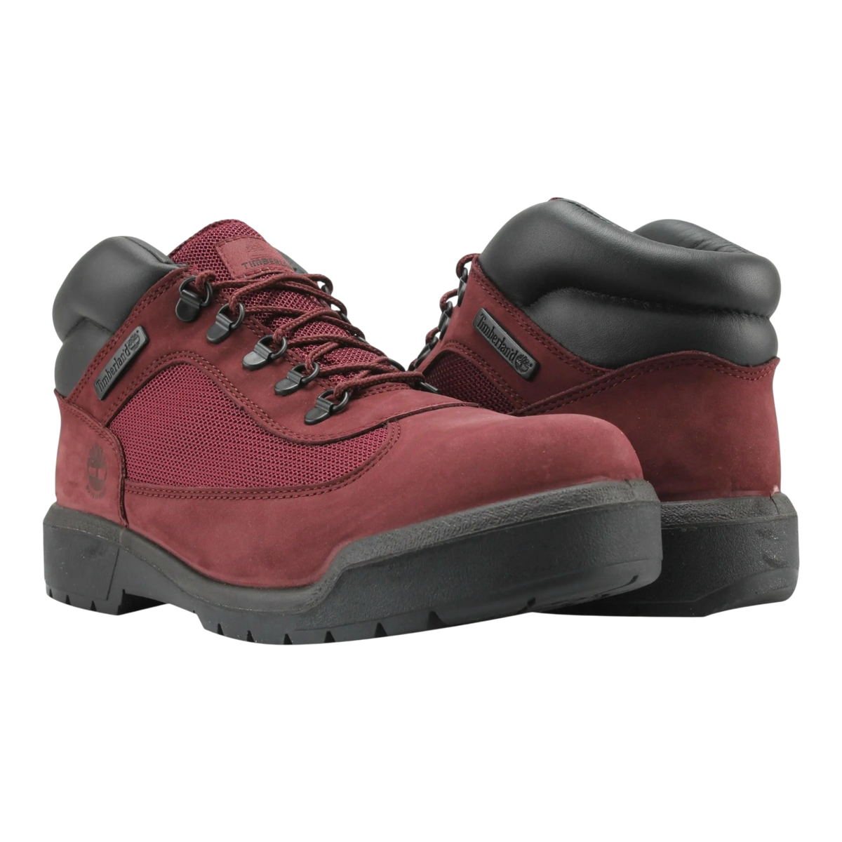 Timberland Waterproof Field Boot Men's Boots — Burgundy Leather