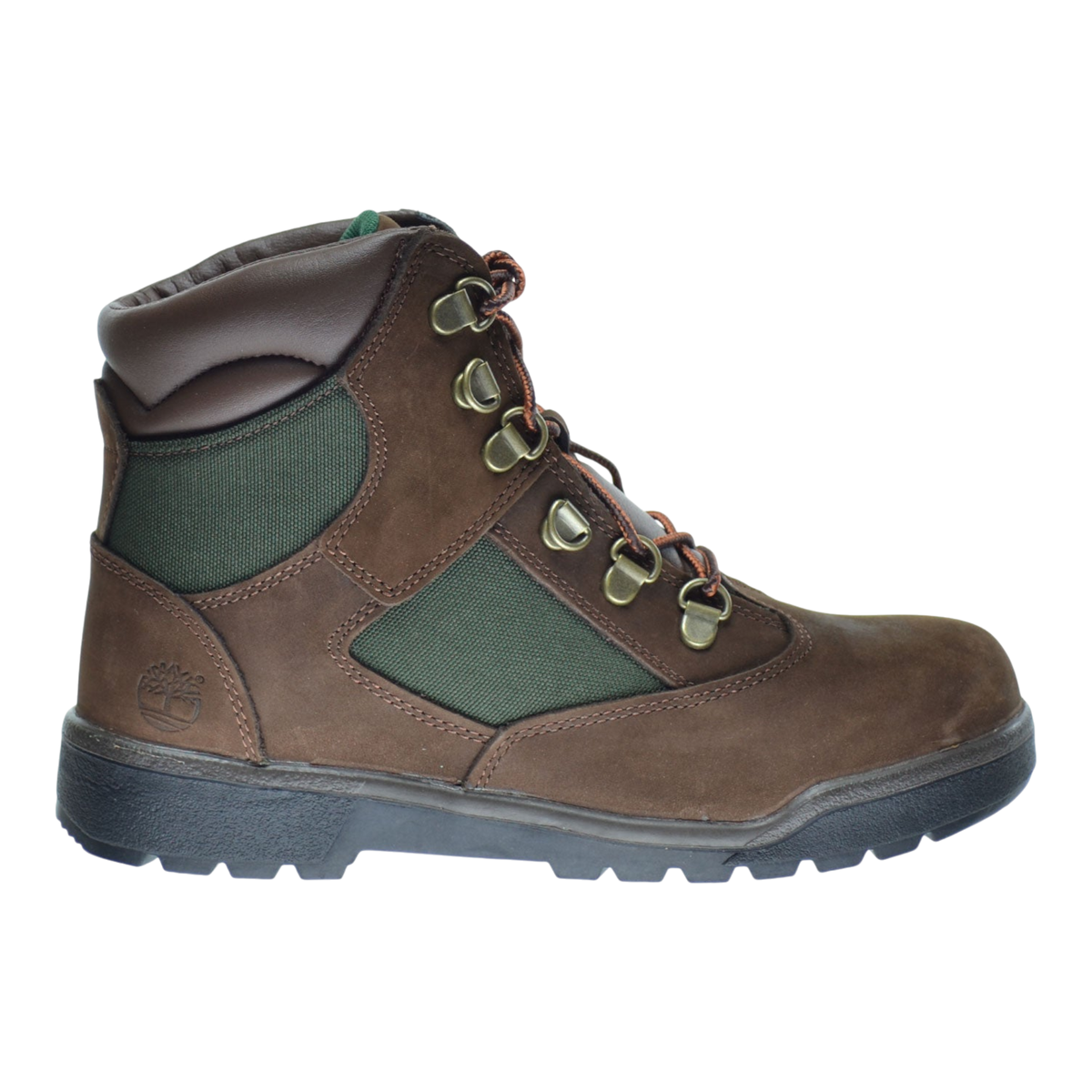 Timberland 6-Inch Field Boot Big Kids' (GS) Boots — Brown Leather