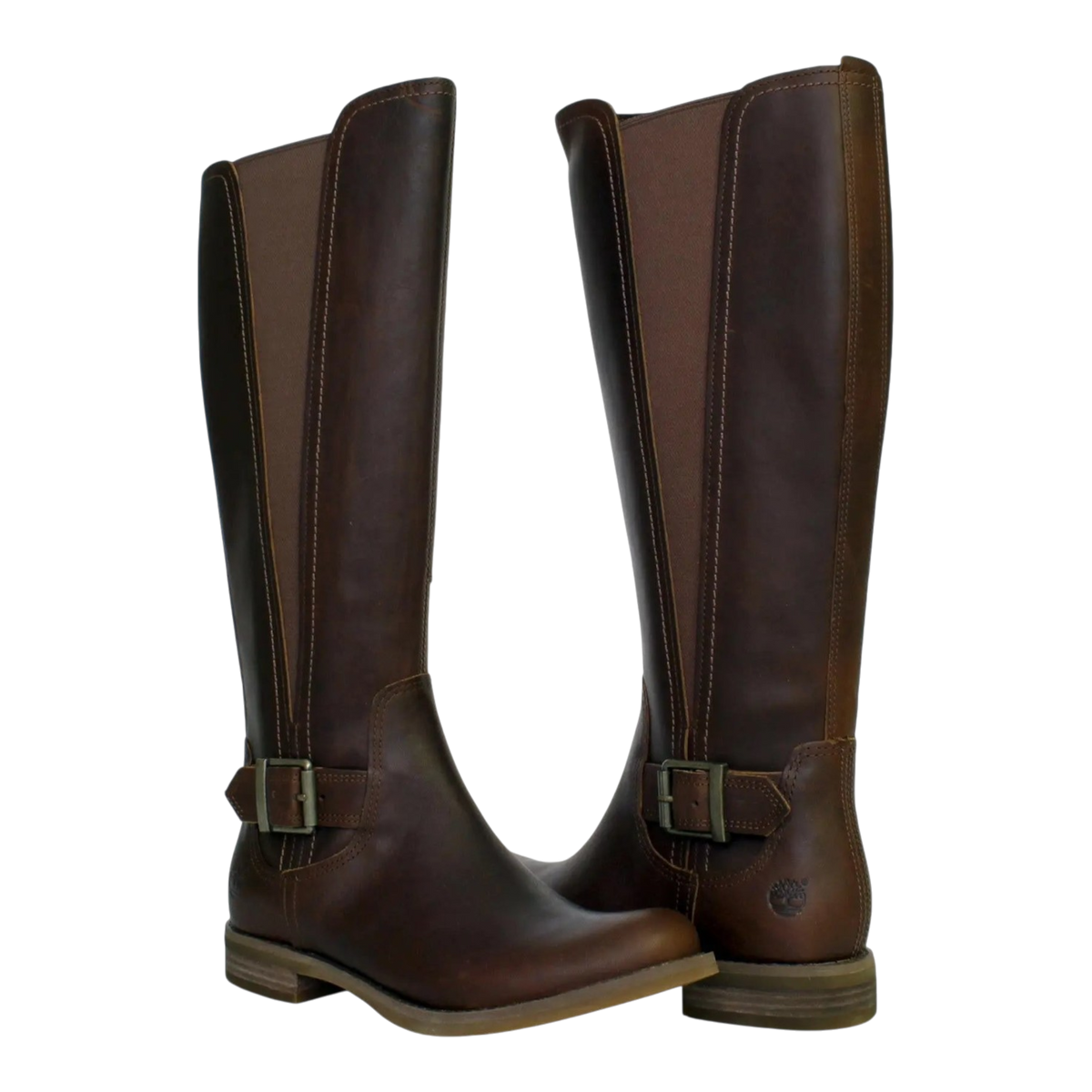 Timberland Earthkeepers Savin Hill Tall Riding Women's Boots — Brown Leather