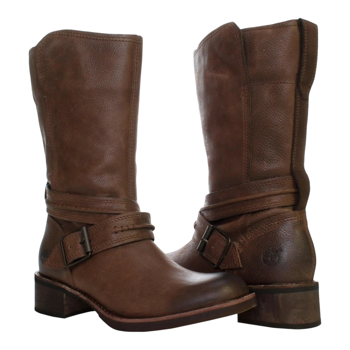 Timberland Whittemore Tall Side-Zip Women's Boots — Brown Leather