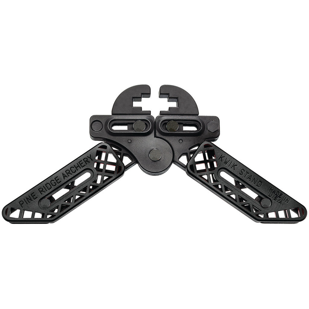 Pine Ridge Kwik Stand Bow Support in Black - Front View