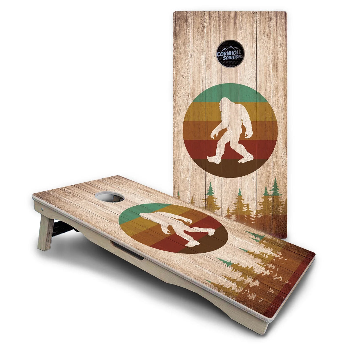 Bigfoot Circle Cornhole Boards – Pro Lite or Pro Elite