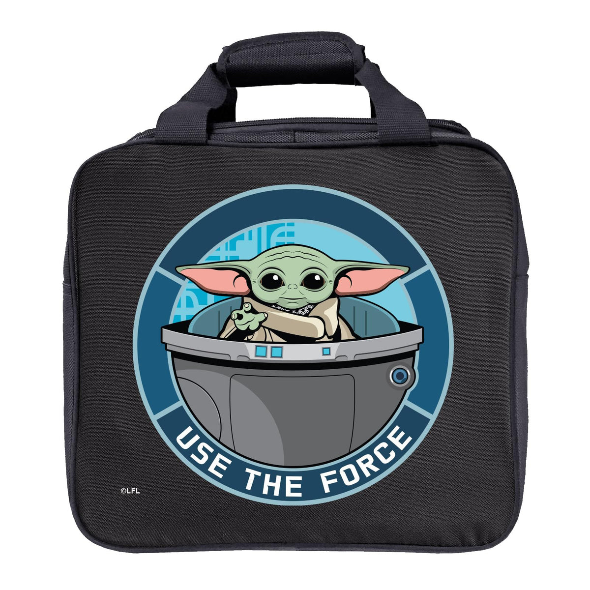 KR Strikeforce Star Wars Bowling Ball Tote Bag with Inside Shoe Storage and Side Accessory Pocket (Grogu) - view 1