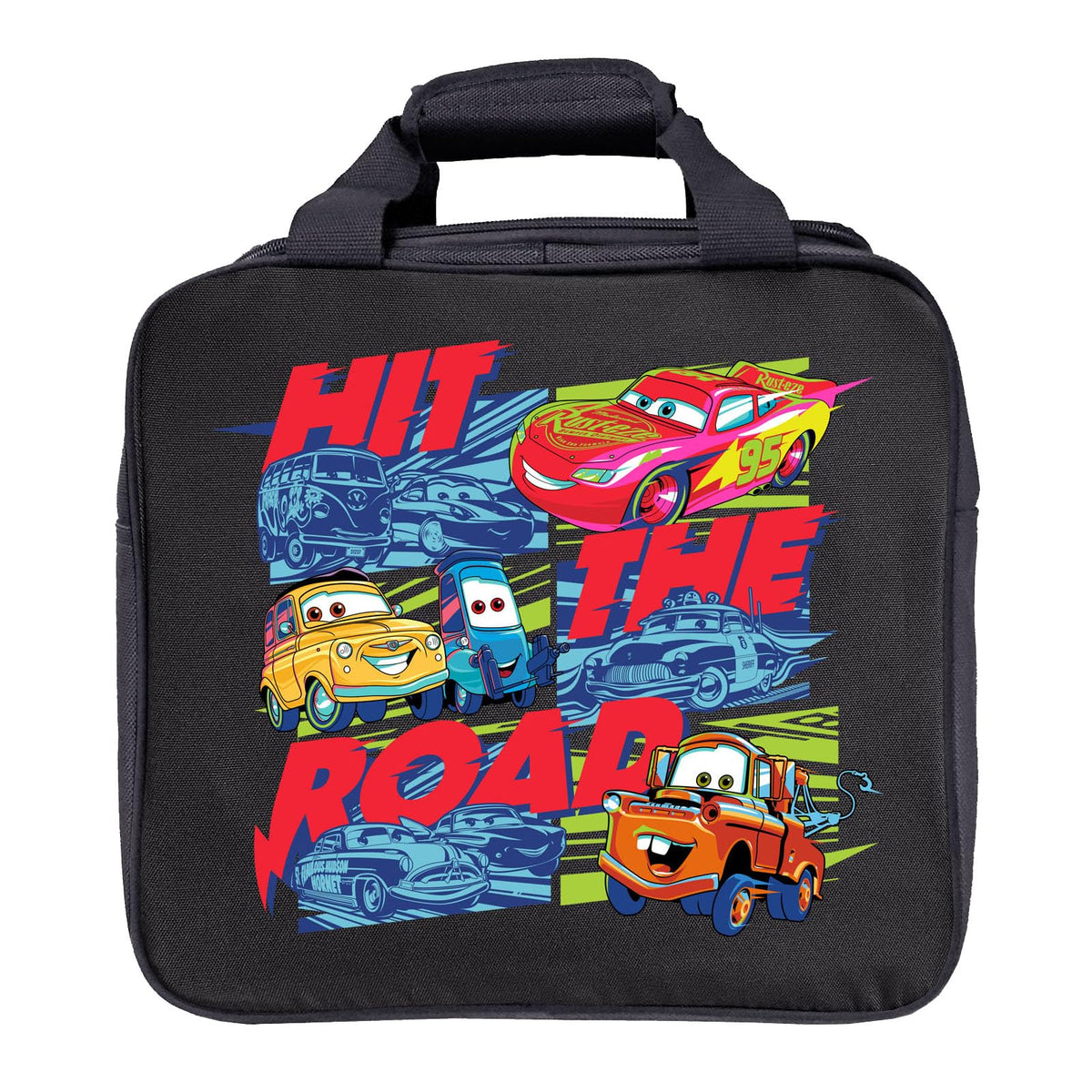 KR Strikeforce Cars Single Ball Tote Bowling Bag (Cars Hit The Road) - view 1