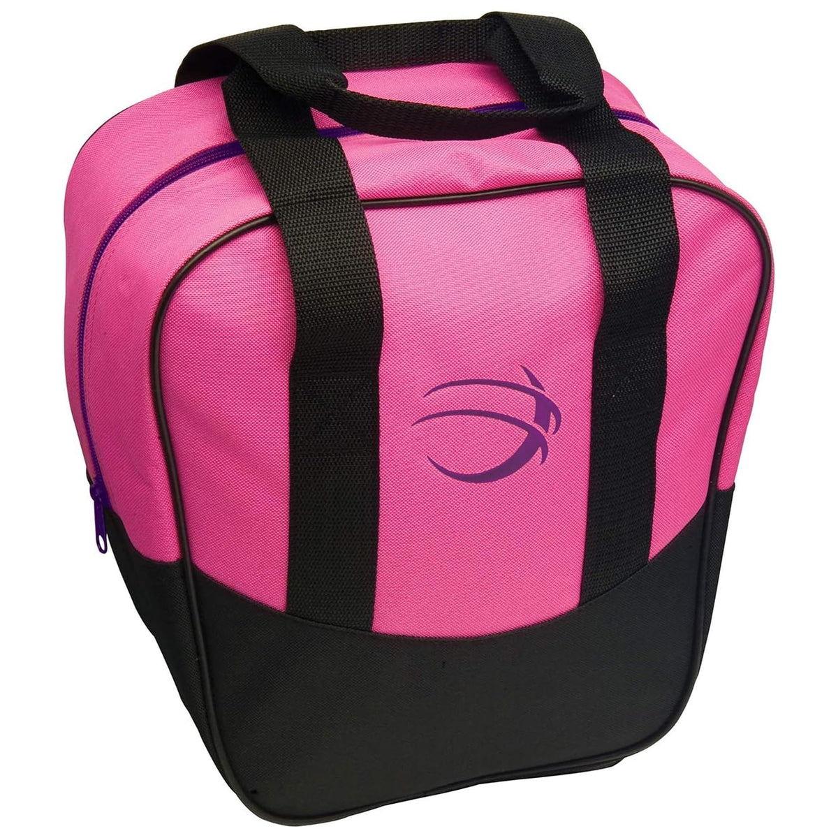 BSI Nova Bowling Bag for Men & Women – Single Ball Tote with Compact Shoe & Accessory Storage – Pink/Black - view 1