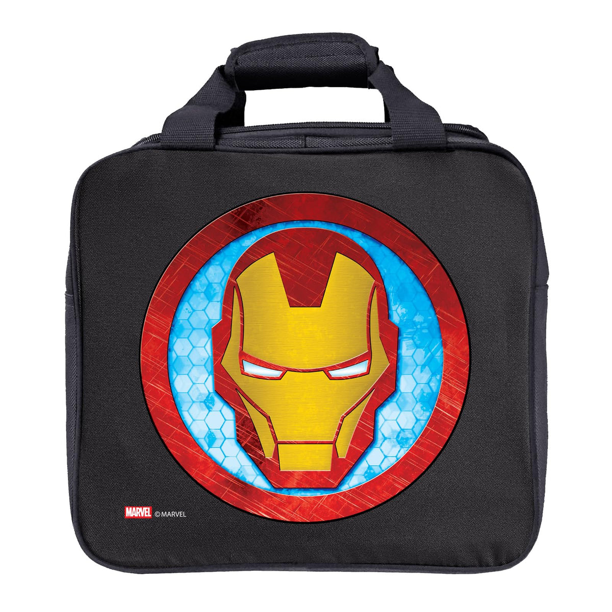 KR Strikeforce Marvel Bowling Ball Tote Bag with Inside Shoe Storage and Side Accessory Pocket (Iron Man) - view 1