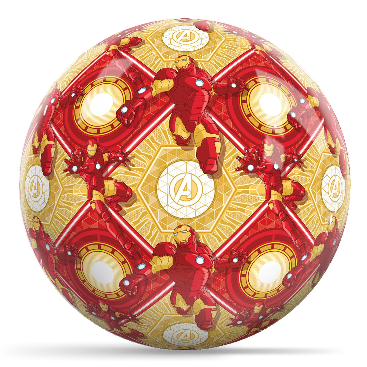 KR Strikeforce Marvel Avengers Iron Man Pattern Undrilled Bowling Ball (6, Pounds) - view 1