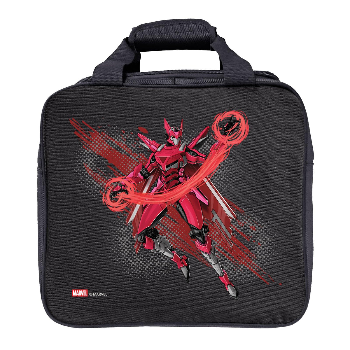 KR Strikeforce Marvel Bowling Ball Tote Bag with Inside Shoe Storage and Side Accessory Pocket (Scarlet Witch Icon) - view 1