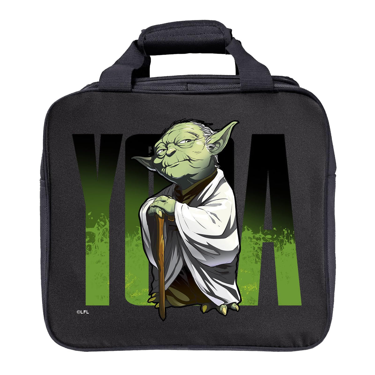 KR Strikeforce Star Wars Bowling Ball Tote Bag with Inside Shoe Storage and Side Accessory Pocket (Yoda) - view 1
