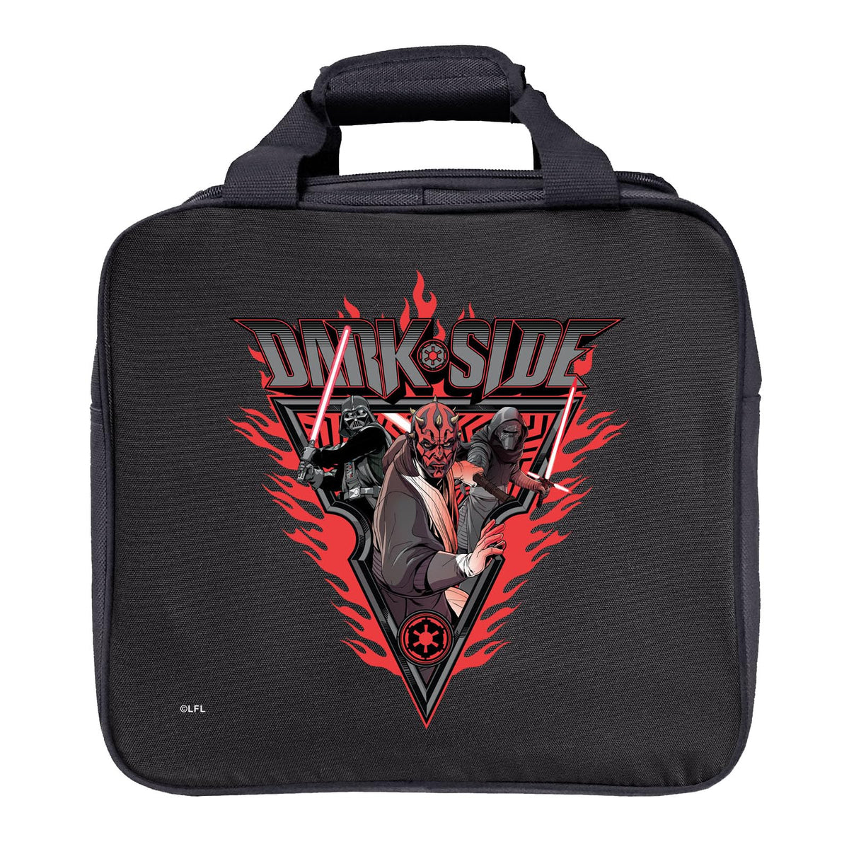 KR Strikeforce Star Wars Bowling Ball Tote Bag with Inside Shoe Storage and Side Accessory Pocket (Dark Side) - view 1