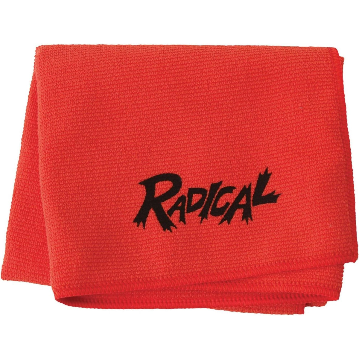 Microfiber towel designed for cleaning and drying bowling balls, helping remove oil, dirt, and moisture from the surface.