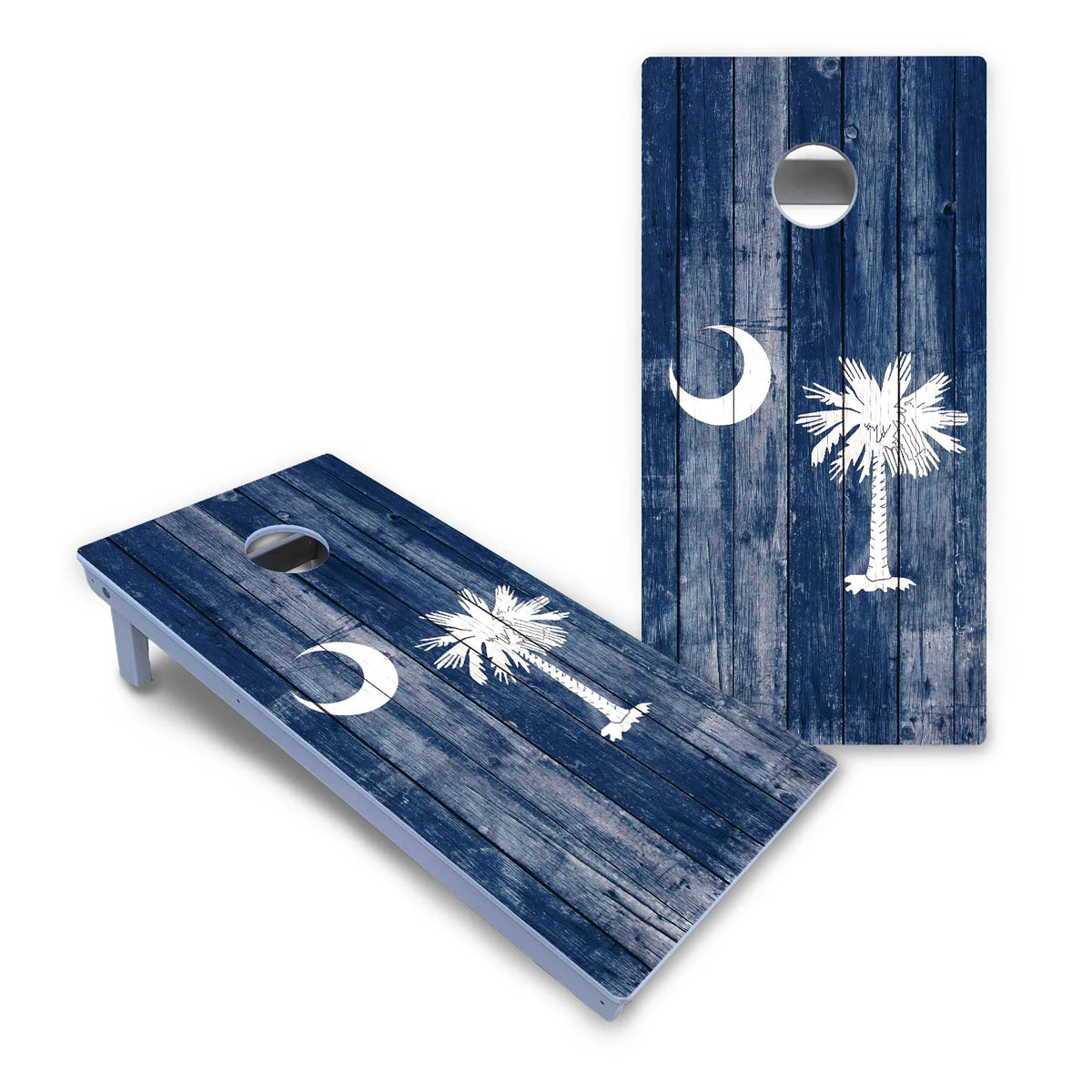 South Carolina Flag Cornhole Boards - All Weather Series