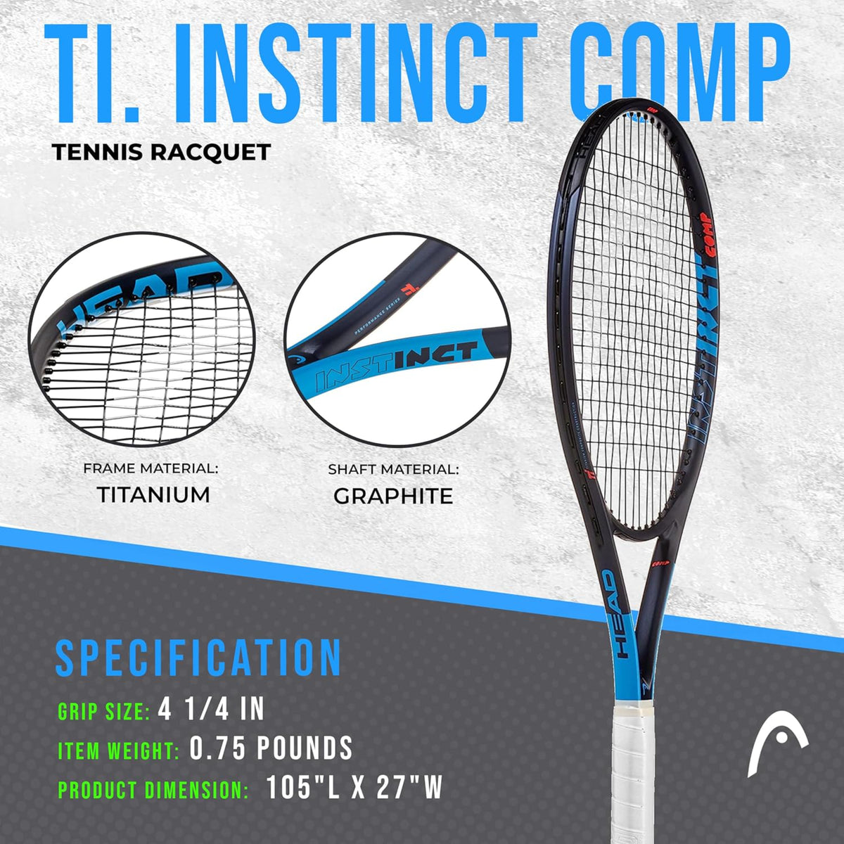 Head Ti. Instinct Comp Tennis Racquet