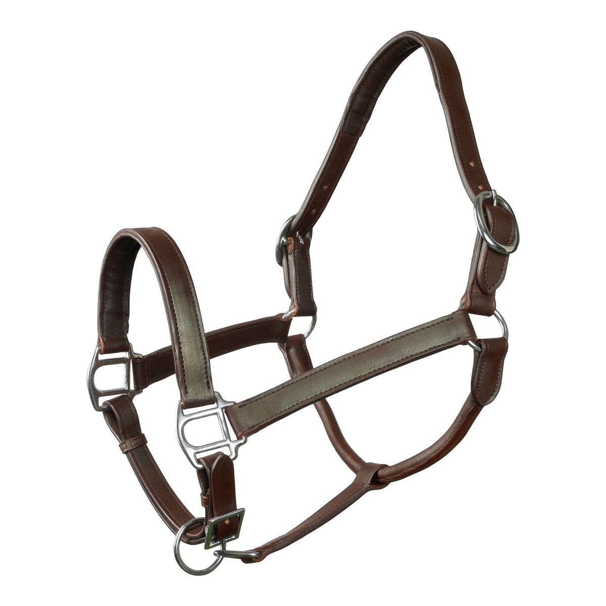 Miller's Padded Rolled Throat Leather Halter