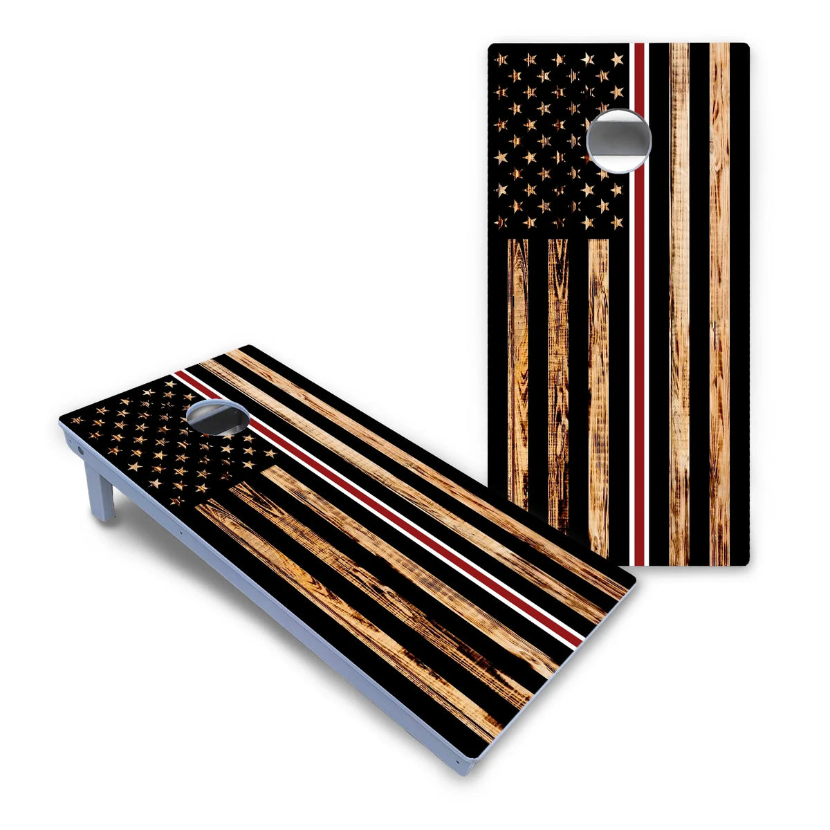 Nurse Thin Line Flag Cornhole Boards - All Weather Series