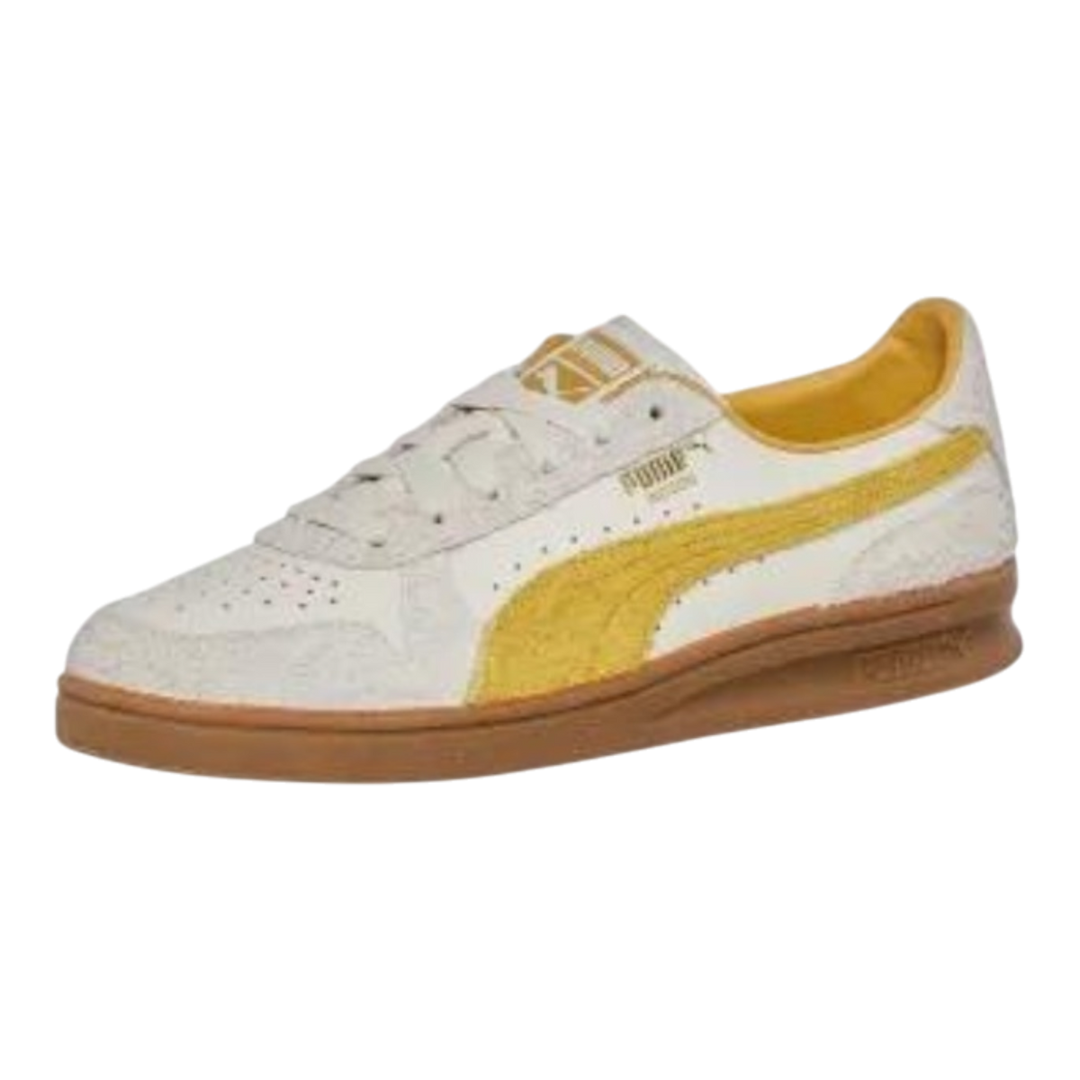 PUMA Indoor Neverworn IV Men's Sneakers — Ivory Suede Low-Top