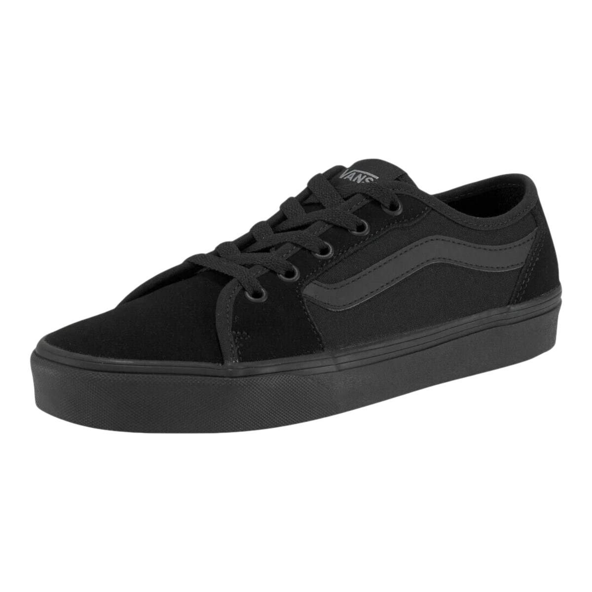 Vans Filmore Decon Women's Sneakers — Black Canvas Low-Top